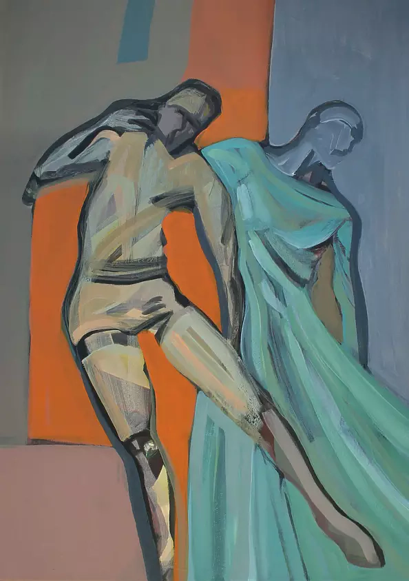 Mariola Paulina Żylińska Jestadt - Dancing men 1