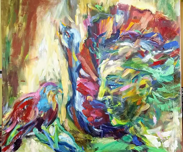 Anna Borcz - Capercaillie dance with an Indian