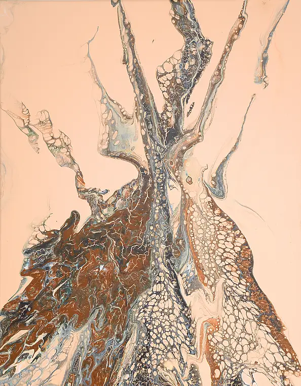 Jacek Rutkowski, Ballare, Dipinto acrilico - tela, 40 x 50