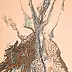 Jacek Rutkowski, Ballare, Dipinto acrilico - tela, 40 x 50