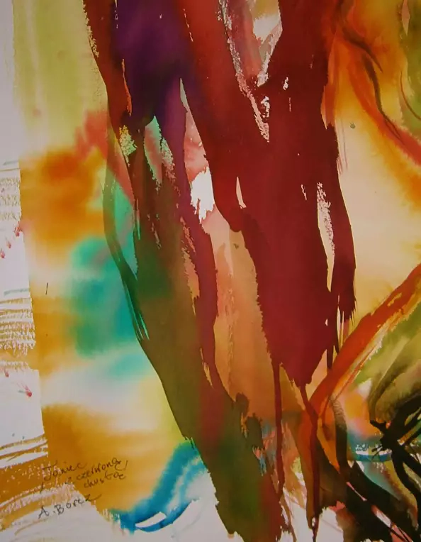 Anna Borcz - Dance with a red scarf