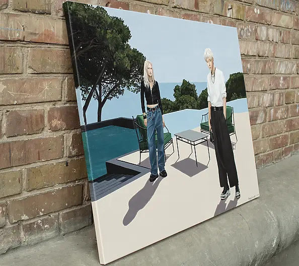 Nataliya Bagatskaya - A Terrace with a View of the Sea