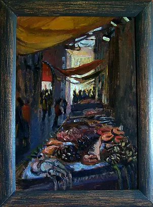 Dorota Goleniewska Szelągowska - Fischmarkt in Venedig