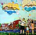 Patryk Tylec, Sawmill, Acrylic painting, Mixed media - canvas, 100 x 80