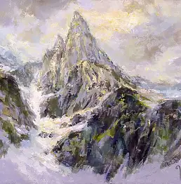 Jacek Szudak, Tatry-Mnich 08-1, Obraz olejny - płótno, 40 x 30