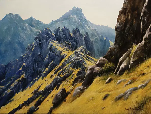 Jacek Siedlec - Tatra Mountains. Żabia Grań II