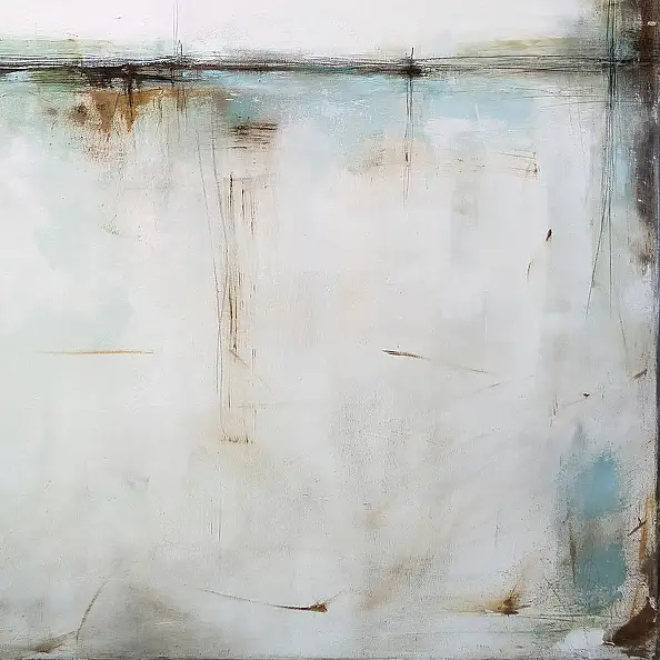 Maja Gajewska, Taupe i mięta I, Obraz olejny - płótno, 100 x 120