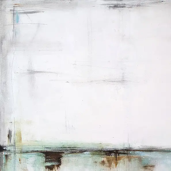 Maja Gajewska, Taupe i mięta I, Obraz olejny - płótno, 100 x 120