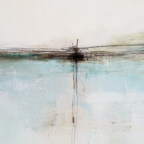 Maja Gajewska, Taupe i mięta I, Obraz olejny - płótno, 100 x 120