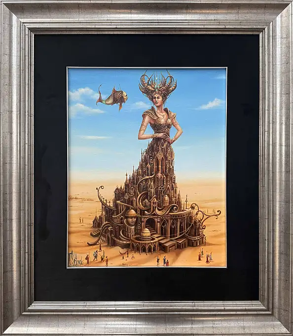 Tomasz Sętowski, Teja, Ölbild - Leinwand, 40 x 50