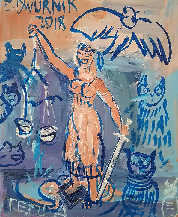 Edward Dwurnik - Temida