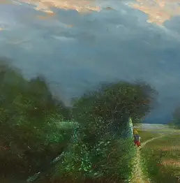 Jacek Maślankiewicz, искушение, Масляная картина - холст, 73 x 54