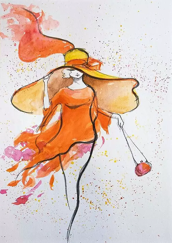 Adriana Laube - Ten kapelusz wysmukla nogi