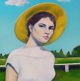 Anna Zawadzka Dziuda, Teresa, Ölbild - Leinwand, 60 x 70