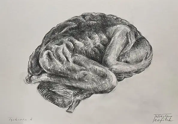 Wiesław Teofilak, Longing sketch 2, Pencil - paper, 30 x 21