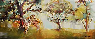 ilona Kowalik - Zebra's longing for color