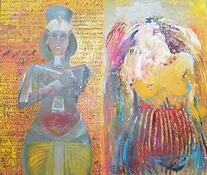   - II żona Amenothepa z cylku inskrypcje cywilizacji