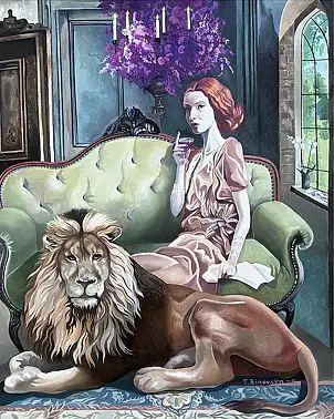 Tatyana Binovska, The Best Company, Obraz olejny - płótno, 60 x 75