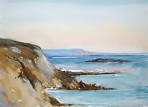 Kazimierz Twardowski - Cliffs in Brittany