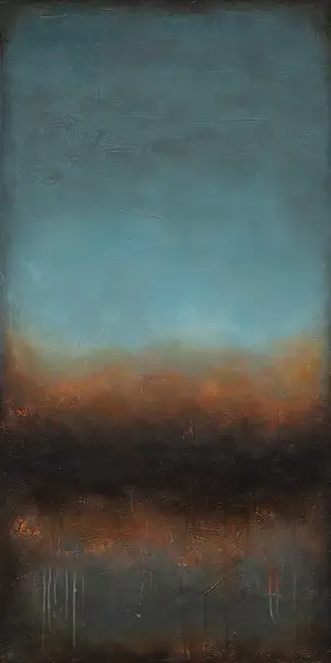 Łukasz Olek, The Colours of My Sea, Obraz akrylowy - płótno, 50 x 100