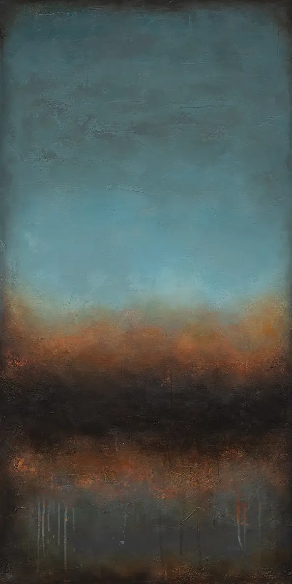 Łukasz Olek, The Colours of My Sea, Obraz akrylowy - płótno, 50 x 100