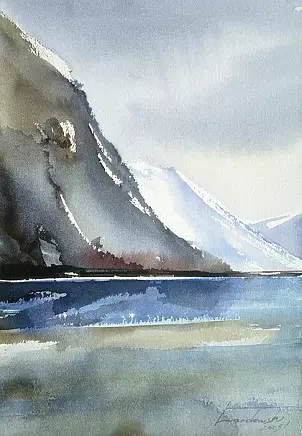 Kazimierz Twardowski - Glacier in Norway