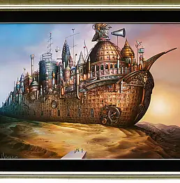 Tomasz Sętowski, The Last Ark, Obraz olejny - płótno, 120 x 90