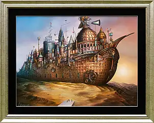 Tomasz Sętowski, The Last Ark, Obraz olejny - płótno, 120 x 90