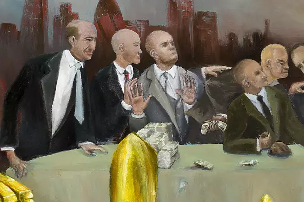 Mariusz Krzysztof Aniśko - The Last Supper on Wall Street