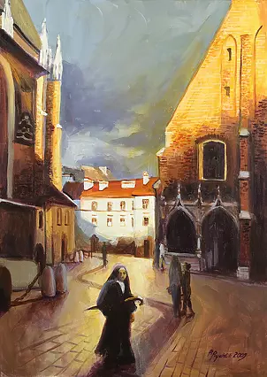 Renata Rychlik - Zakonnica na Placu Mariackim W Krakowie