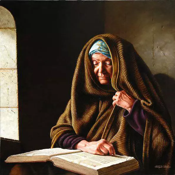 Aurelio Bruni - the prophetess Anna