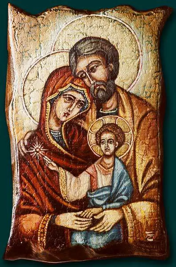 Tadeusz Zieliński - Icon - Holy Family (Side altar in the church Św.Kozala)