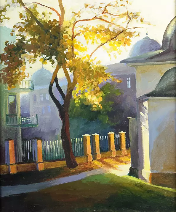 Renata Rychlik - View of the Matejko Square in Krakow