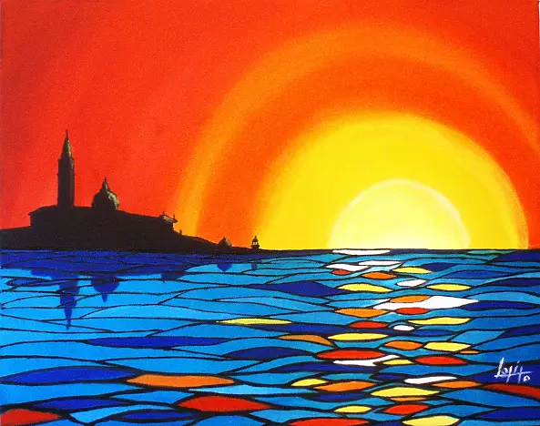 Francesco Lotito - Sunset in Venice
