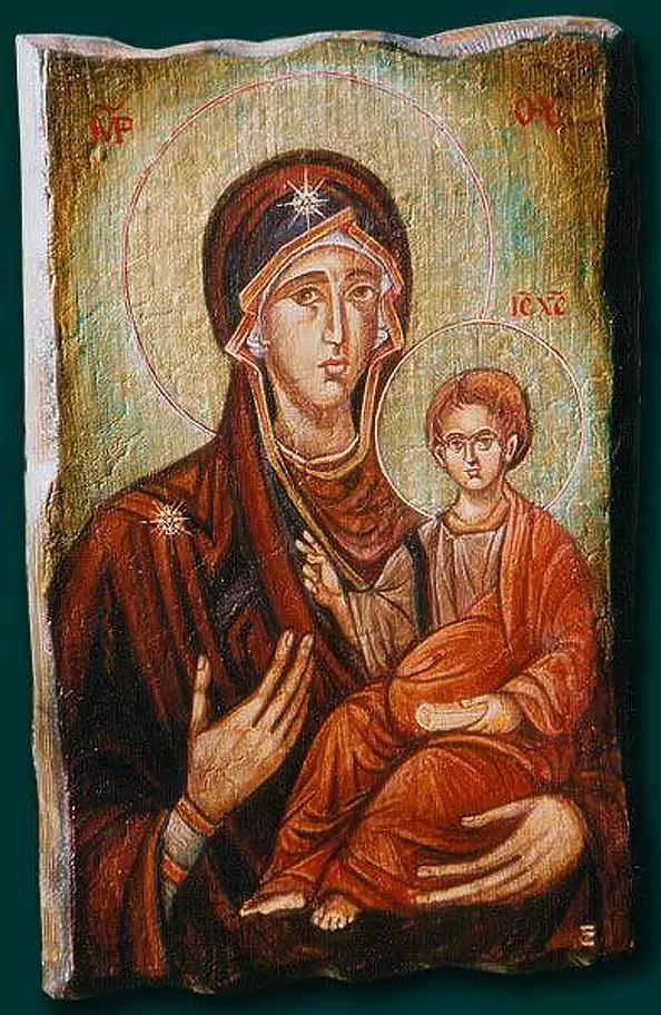 Tadeusz Zieliński - Icon - Mother Mary Macedonian