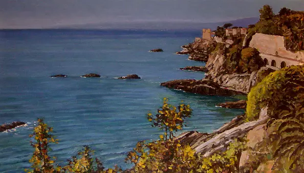 Giuseppe Bonci - Spacer w Nervi