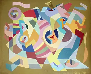 Wiktor Demin - Taborsky - The abstract composition.