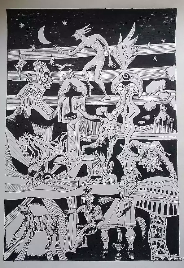 Wiktor Demin - Taborsky - The astrologyc world of Dr.Faust.