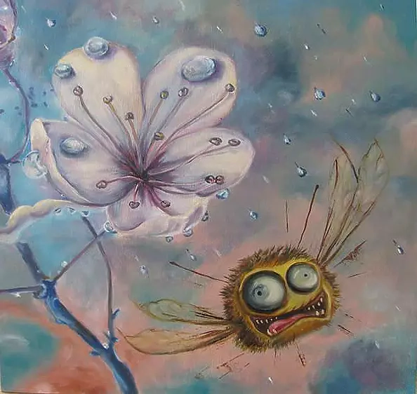 Aksana Vaitsekhovich - The bee, frightened by a thunder-storm