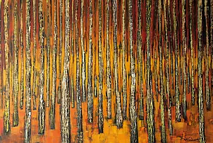 Krzysztof Koniczek - Birches autumn