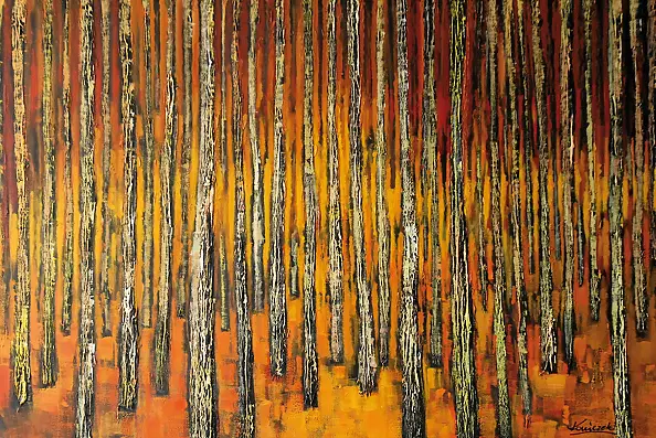 Krzysztof Koniczek - Birches autumn