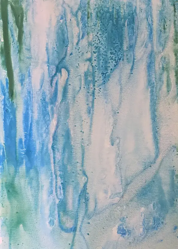 Ewa Mościszko, The bird na plotnie, Obraz akrylowy - , 55 x 75