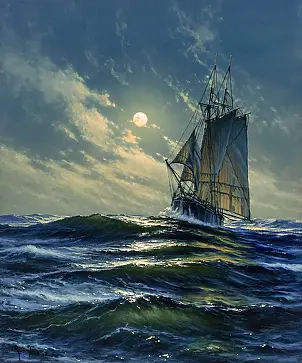 Marek Rużyk - The bright and moonlit night