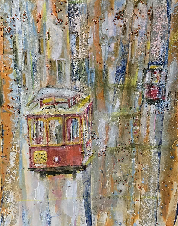 Ewa Mościszko - The cable car of San Francisco