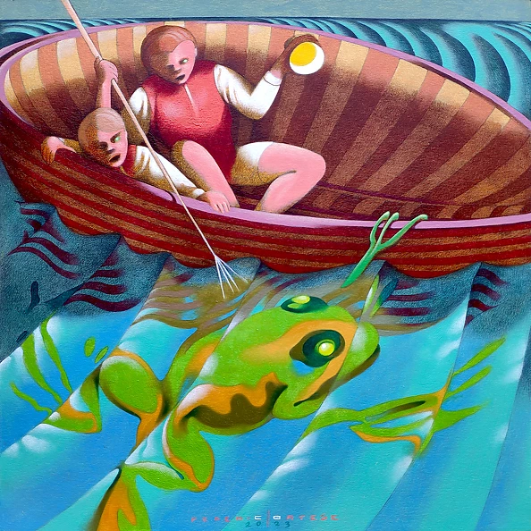 federico cortese - The capture of the giant frog