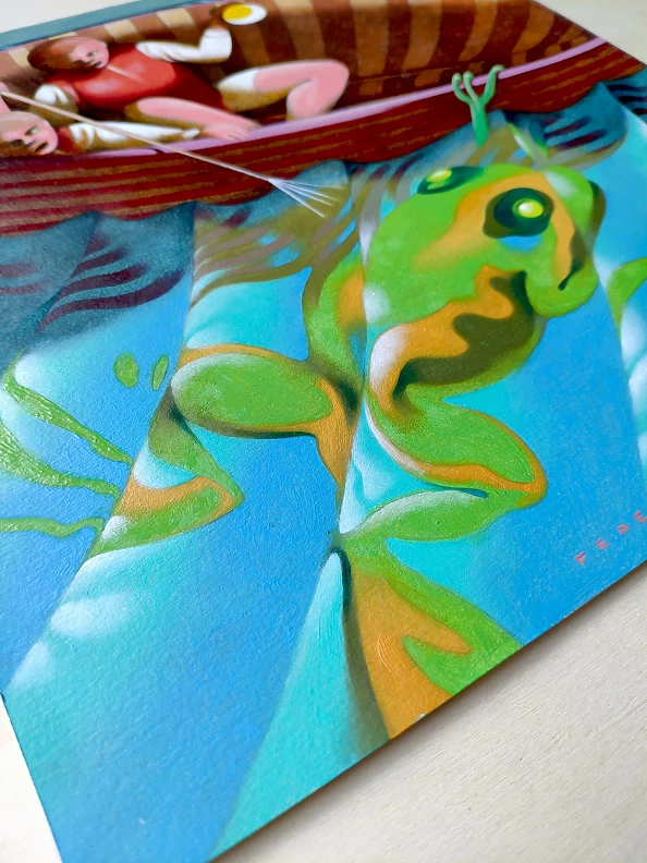 federico cortese - The capture of the giant frog