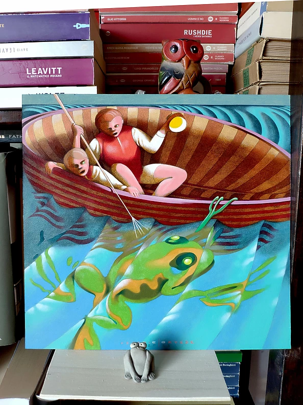 federico cortese - The capture of the giant frog