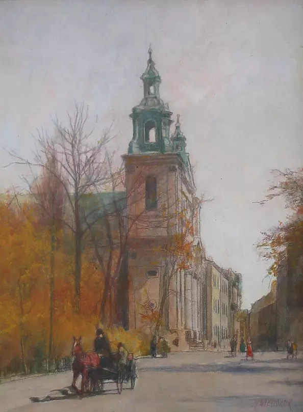 Mieczyslaw Wieczorek - Church Św.Anny-autumn