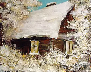 Małgorzata Mutor - Cottage in January