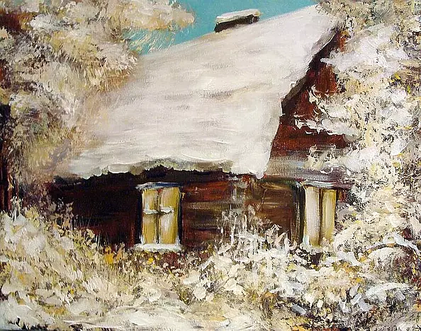 Małgorzata Mutor - Cottage in January